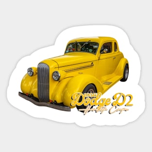 1936 Dodge D2 Hardtop Coupe Sticker